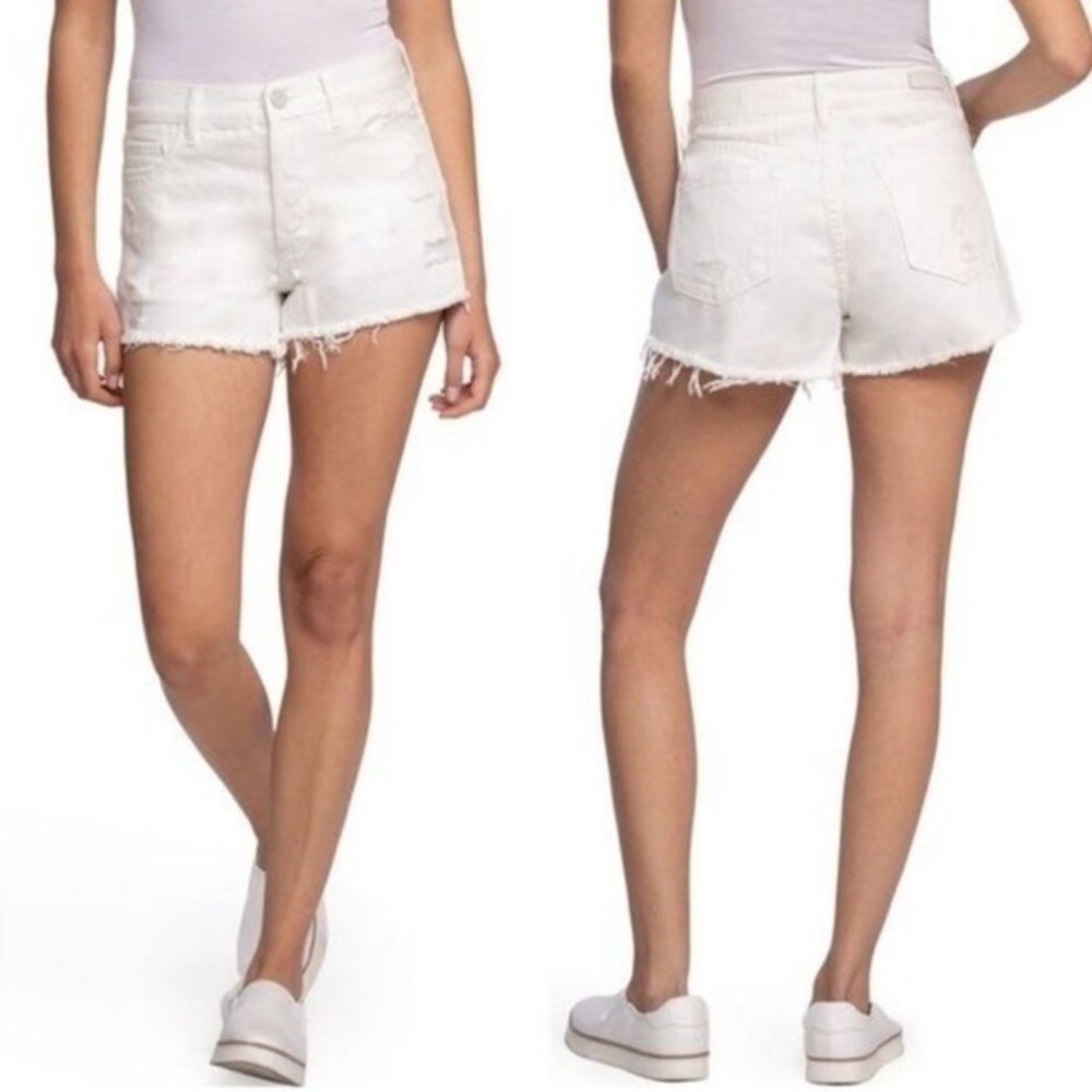 BLANKNYC WHITE COTTON DISTRESSED DESTROYED DENIM SZ 31 NWT